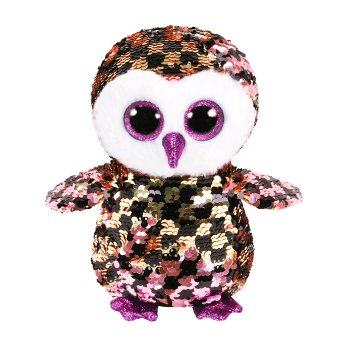 Glitter pink black owl Chucks 24CM
