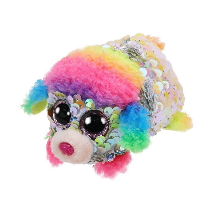 Mini glitter poodle rainbow