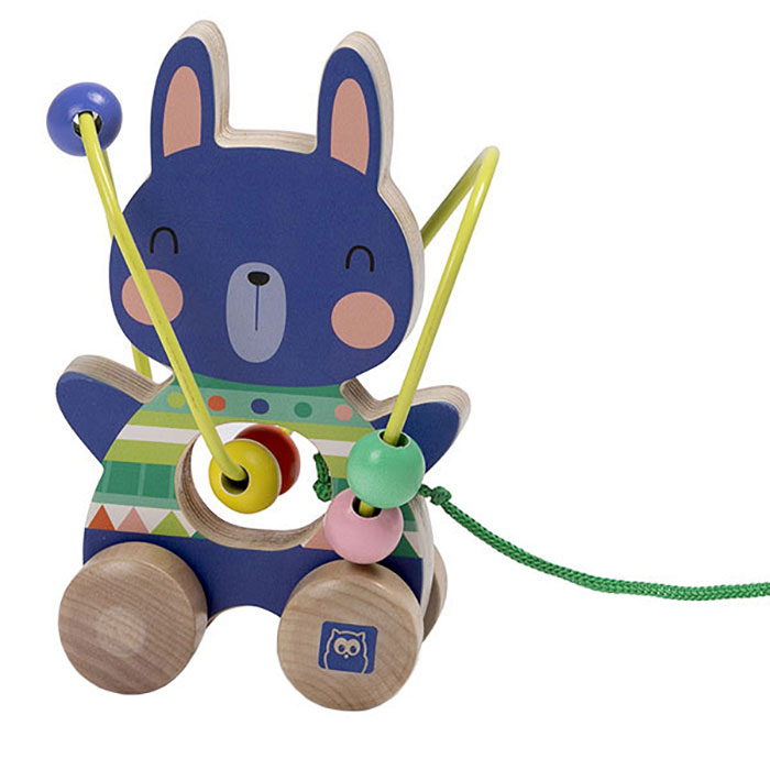 Rabbit Beaded Mini Push Cart - Image 3