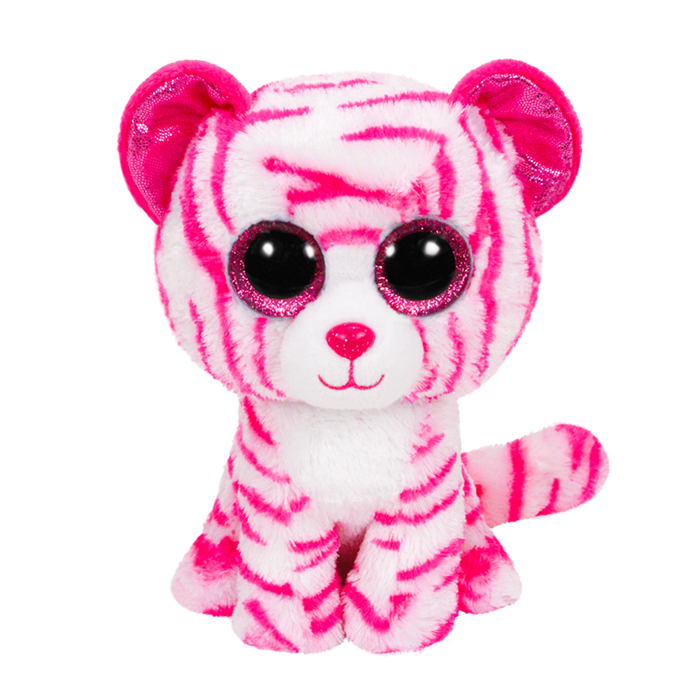 Pink pattern white tiger Asia 15CM