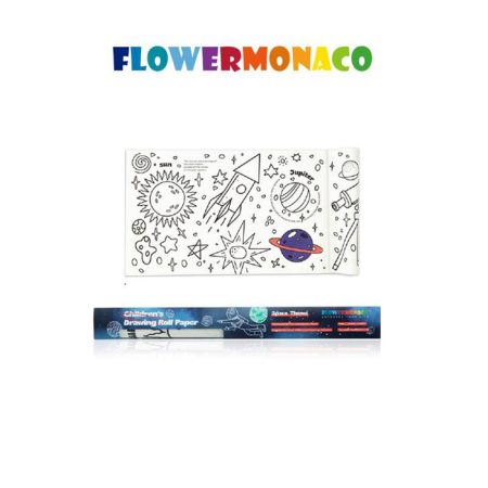 兒童塗鴉大卷畫 - 太空主題