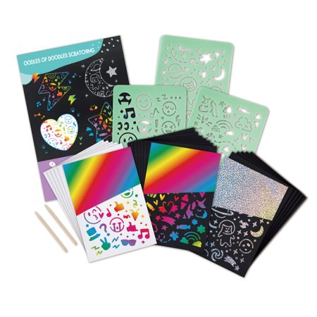 Magic color scratch painting (including three template cards)