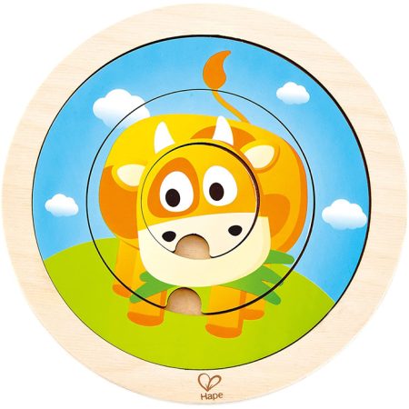 Farm Animals Double Sided Rotating Puzzle