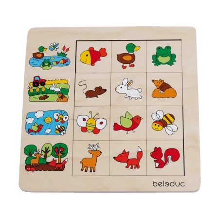 動物生活環境拼圖