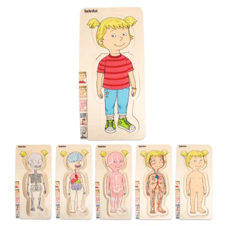 身體多層拼圖 - 女孩篇